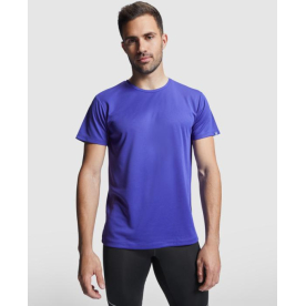 T-shirt coupe droite en maille piquée à manches courtes pour homme - 135 g/m2