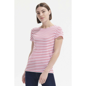 Tee-shirt Femme Rayé Personnalisable