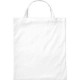 Bolsa algodón Asas cortas 38x42 cm blanco personalizada en Francia por Sacpub