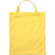 Bolsa algodón Asas cortas 38x42 cm amarillo personalizada en Francia por Sacpub