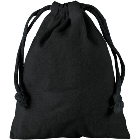 Bolsa de algodón negro S 15x20 - sacpub