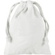 Bolsa blanca 25x30 cm en algodón 140gr/m² personalizada en Francia por sacpub.com