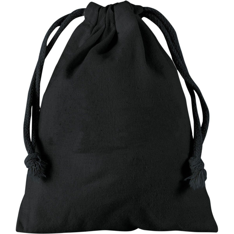 Bolsa de algodón L Negra 30x45